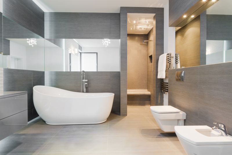Contemporary Corner Tub